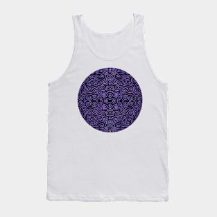 circle of purple spirals Tank Top